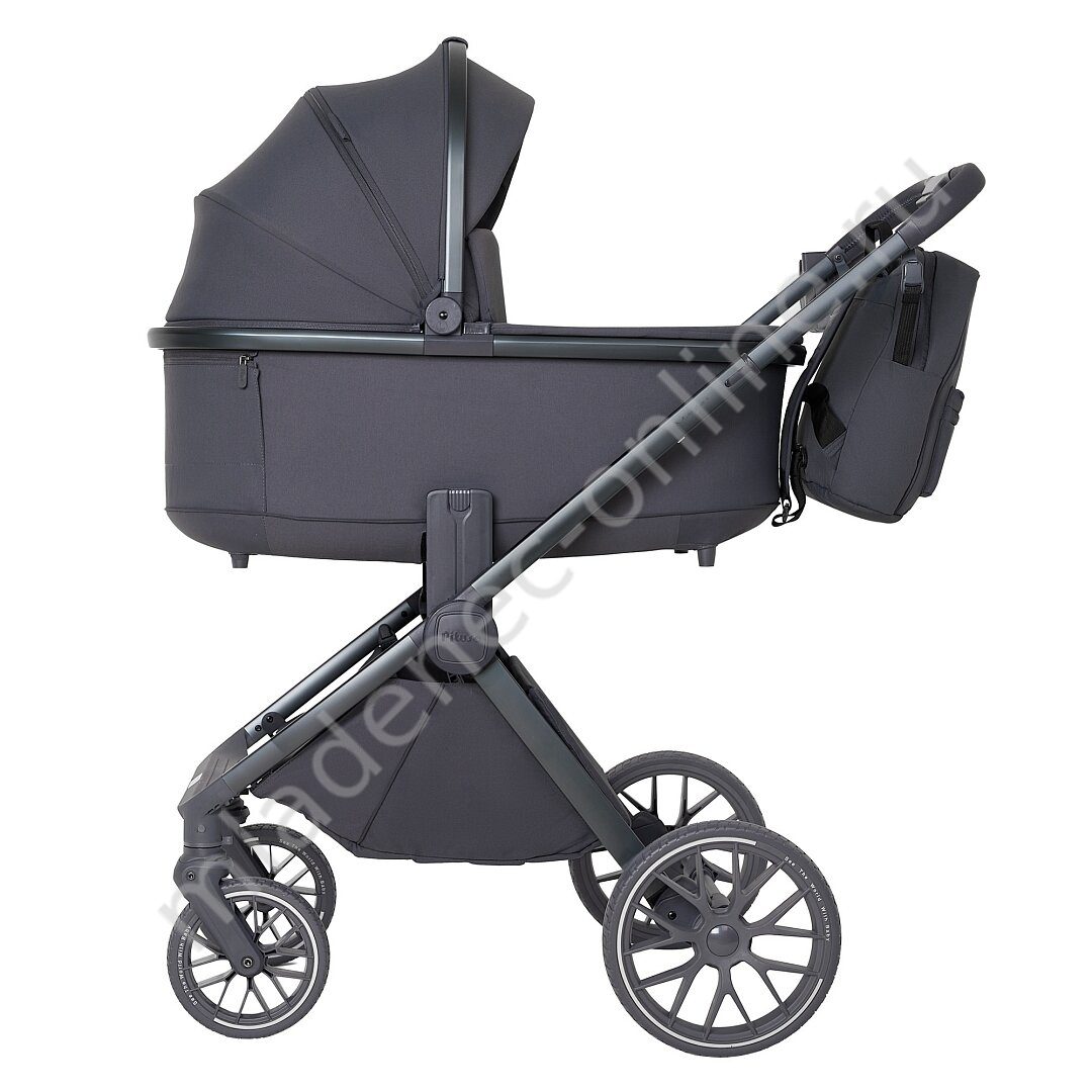 PITUSO Коляска 2 в1 Mayla Plus короб+прогулка Marengo/Marengo(Graphite)